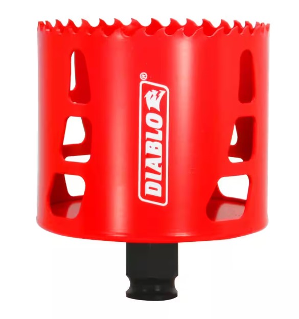 Diablo 3 in. Bi-Metal Hole Saw with 2-3/8 in. Cutting Depth