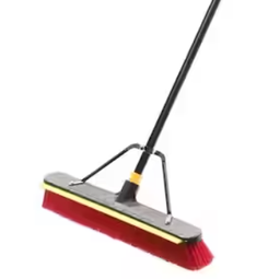 Quickie 2-in-1 Squeegee Push Broom